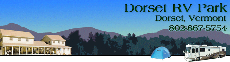 Manchester-Dorset Area Campground Lodging - Dorset RV Park